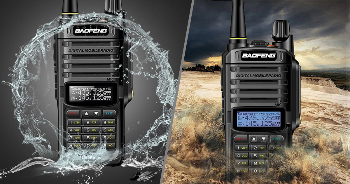 Baofeng UV-9R Plus radio received a great price in CZ stock