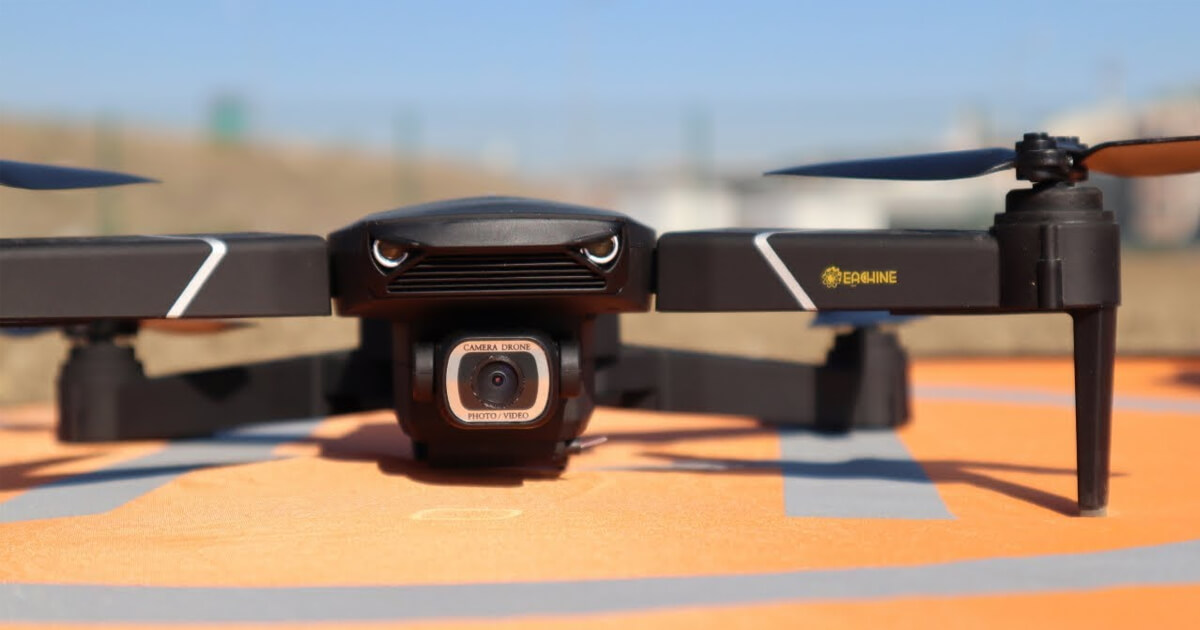 The Eachine E520S only €. It has GPS and Wi-Fi and shoots 4K video
