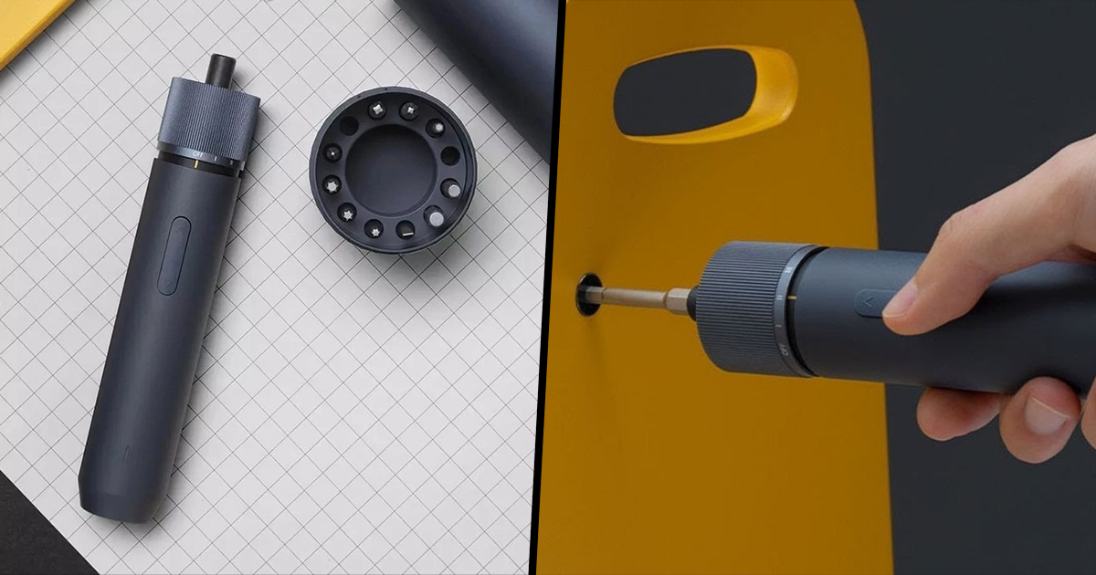 HOTO Electric Screwdriver má krásny dizajn, veľkú batériu a skvelý kupón