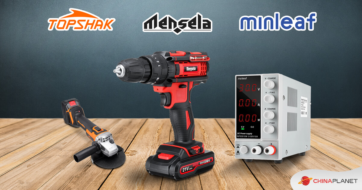 Banggood has three new tool brands: TopShak, Mensela and Minleaf