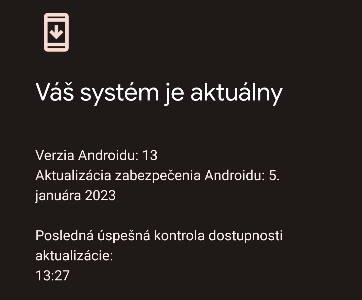 Android aktualizácie