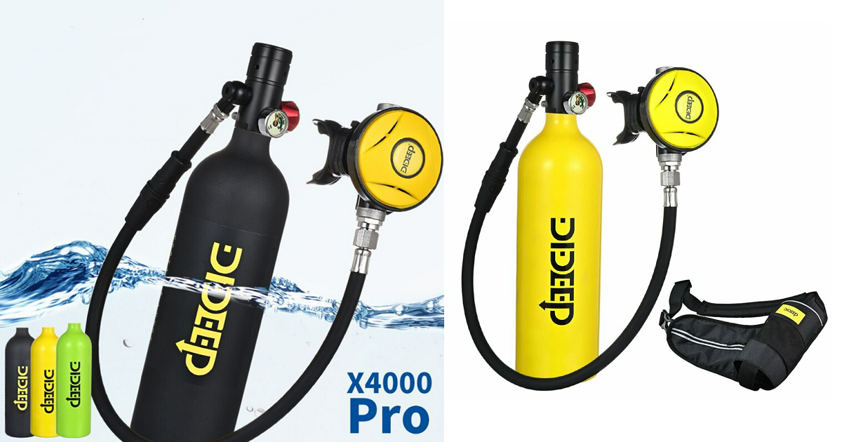 Rijd weg Hoes Cumulatief DIDEEP X4000Pro is een complete duikuitrusting met ademhalingsapparatuur